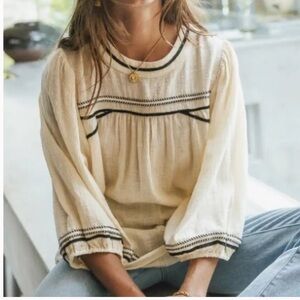 Bohme Valentina peasant blouse